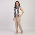 Women Black Printed Stole, काला, small