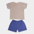 Infant Boys' 100% Cotton Baba Suit , Mid Blue, small image number null