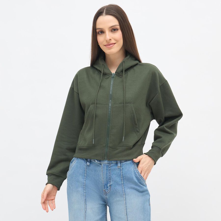 Ladies' Sweatshirt, ओलिव, large image number null