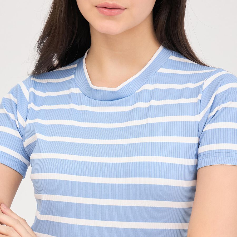 Ladies' A Line Dress , Light Blue, large image number null