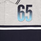 Boys' Half Sleeves T-Shirt, Melange Light Grey, small image number null