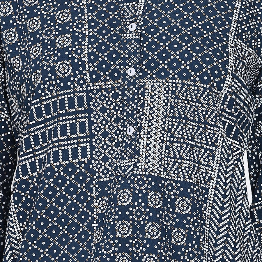 Ladies' Kurti , Dark Blue, large image number null