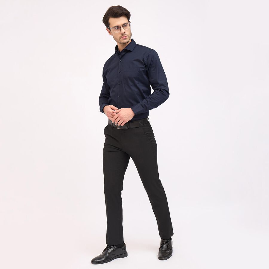 Men's Formal Shirt, नेवी ब्लू, large image number null