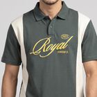 Men Light Green Polo Neck Polo T-Shirt, Light Green, small
