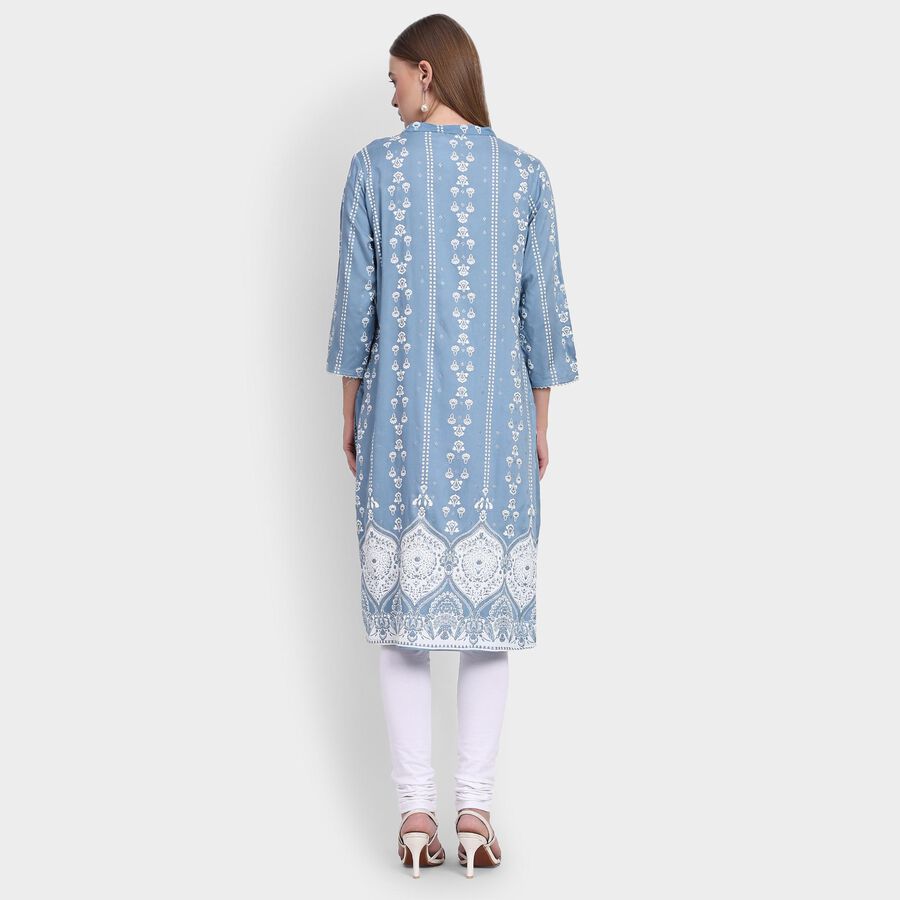 Ladies' Kurta , Mid Blue, large image number null