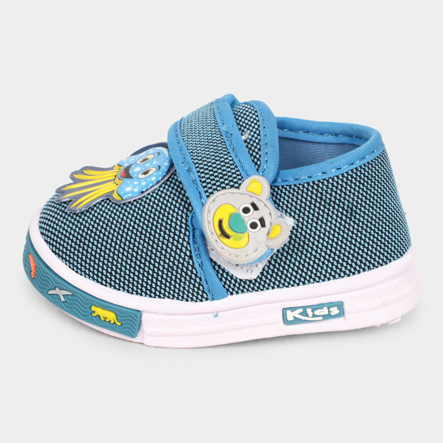 Infant Boy's Shoes, टील ब्लू, large image number null
