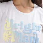 Ladies' 100% Cotton Round Neck T-Shirt , Melange Mid Grey, small image number null