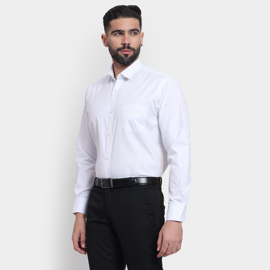Men's Formal Shirt , White, large image number null