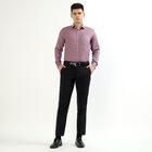 Men's Muted Lavender Classic Formal Shirt, बैंगनी, small