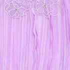 Girls Soft Lavender Peter Pan Collar Casual T-Shirt, Lilac, small image number null