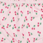 Girls Pink Regular Fit Printed Bloomer, गुलाबी, small