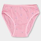 Girls' 100% Cotton Panty, Pink, small image number null