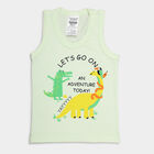Infants Cotton Solid Vest, Light Green, small image number null