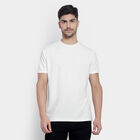 Solid Round Neck T-Shirt, White, small image number null