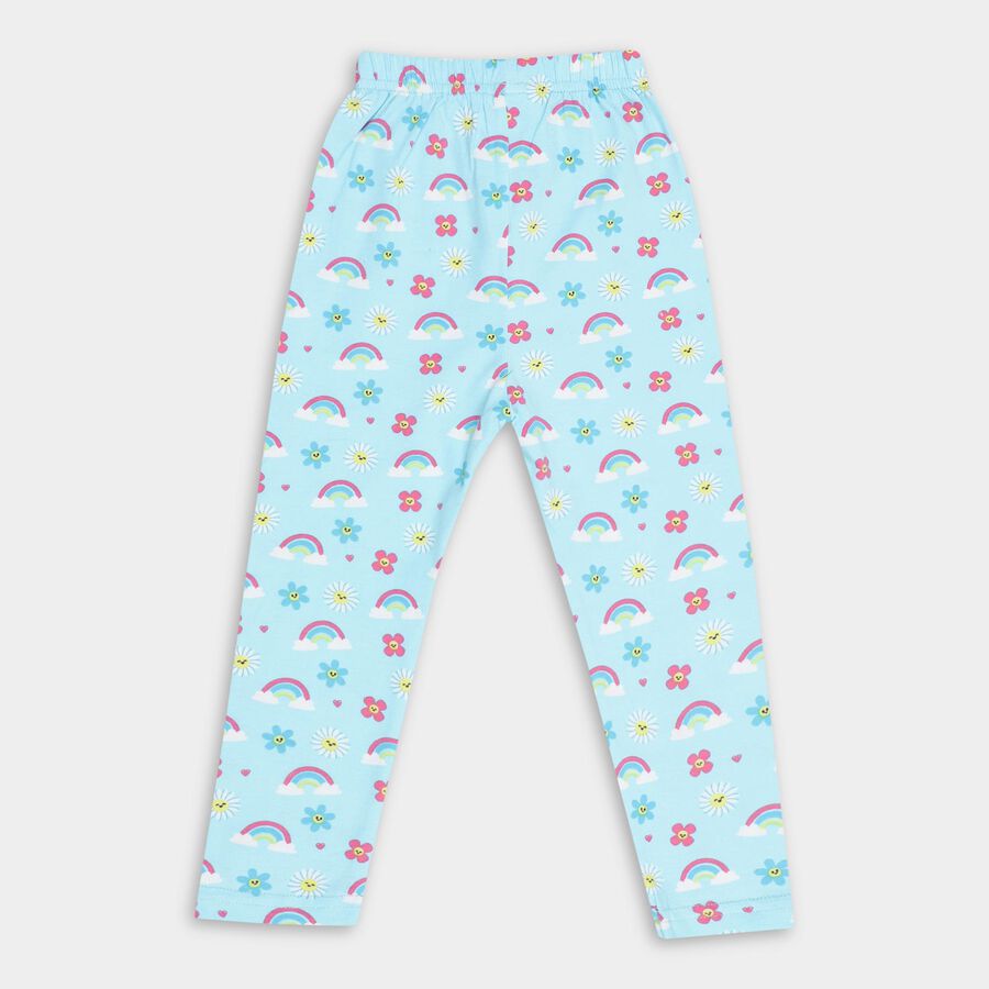 Girls' Legging, एक्वा, large
