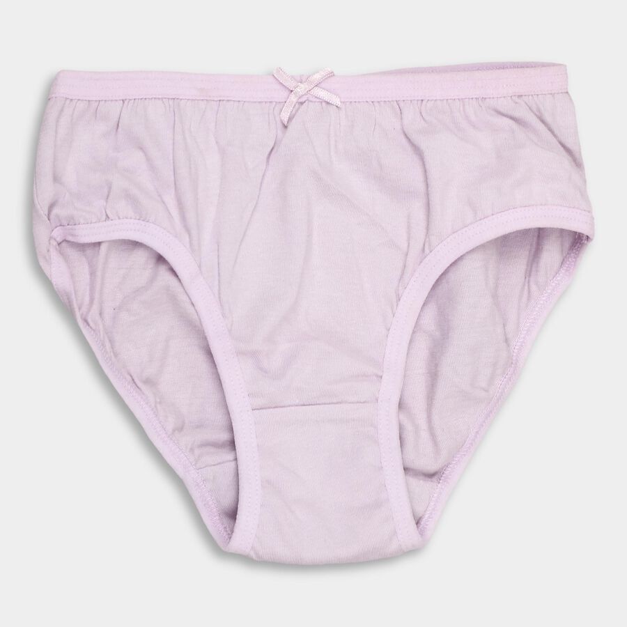 Girls' 100% Cotton Panty , White, large image number null