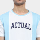 Cut & Sew Round Neck T-Shirt, White, small image number null