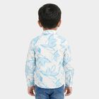 Boys Light Blue Cotton Casual Shirt, हल्का नीला, small