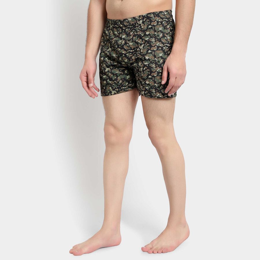 Cotton Printed Boxers, Light Green, large image number null