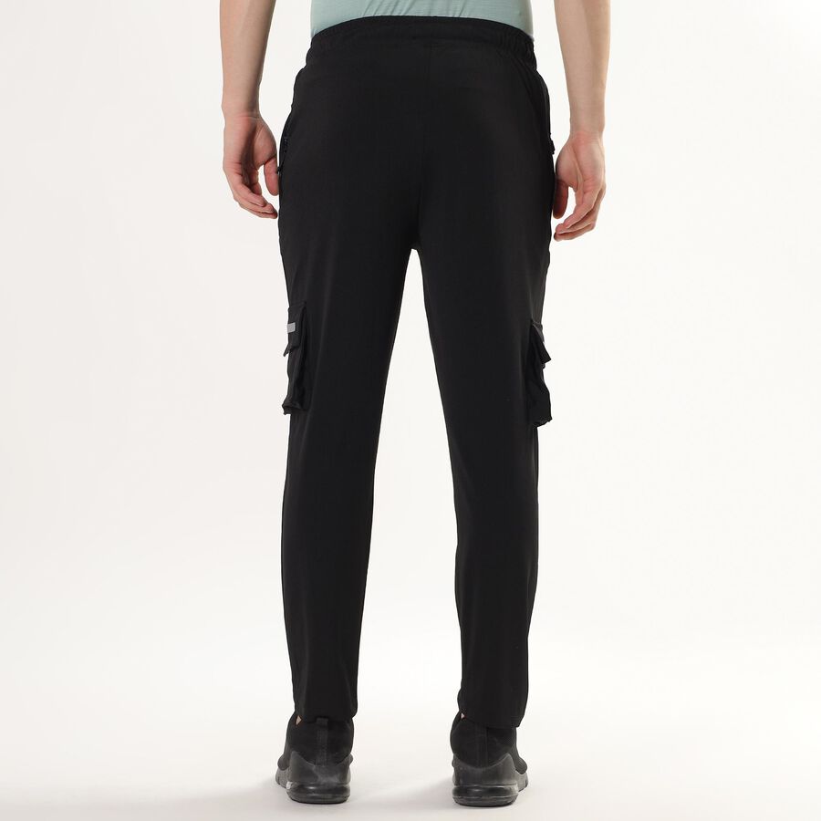 Men's Cargo Track Pants , काला, large image number null