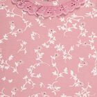 Infants' Soft Pink Round Neck Casual T-Shirt, बैंगनी, small image number null