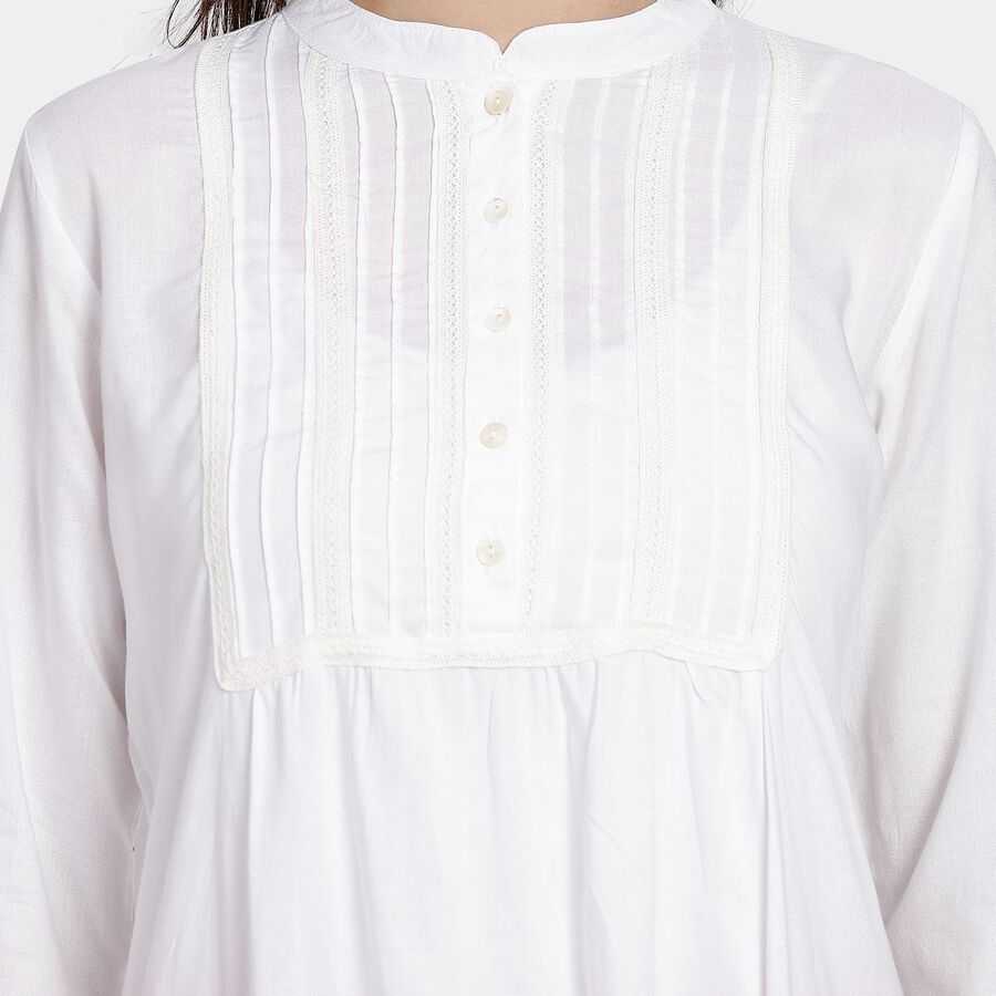 Ladies' Kurta, White, large image number null