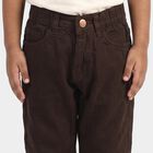 Boys Brown Straight Fit Jeans, Brown, small