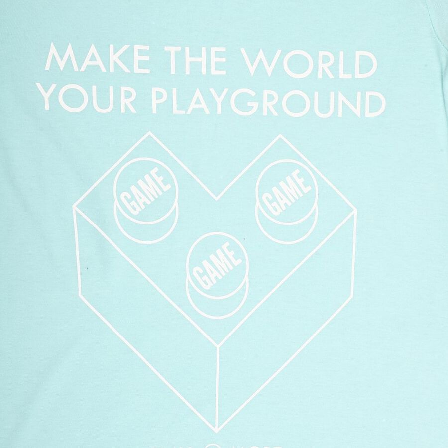 Boys' T-Shirt, Aqua, large image number null