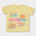 Girls' 100% Cotton T-Shirt , Yellow, small image number null