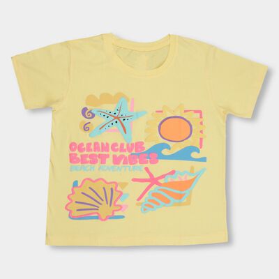 Girls' 100% Cotton T-Shirt 
