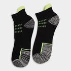 Men's Socks (Pack of 2), काला, small