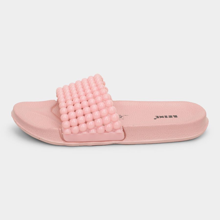 Ladies' Slider Slipper, गुलाबी, large image number null
