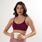 Ladies' Bra, Wine, small image number null