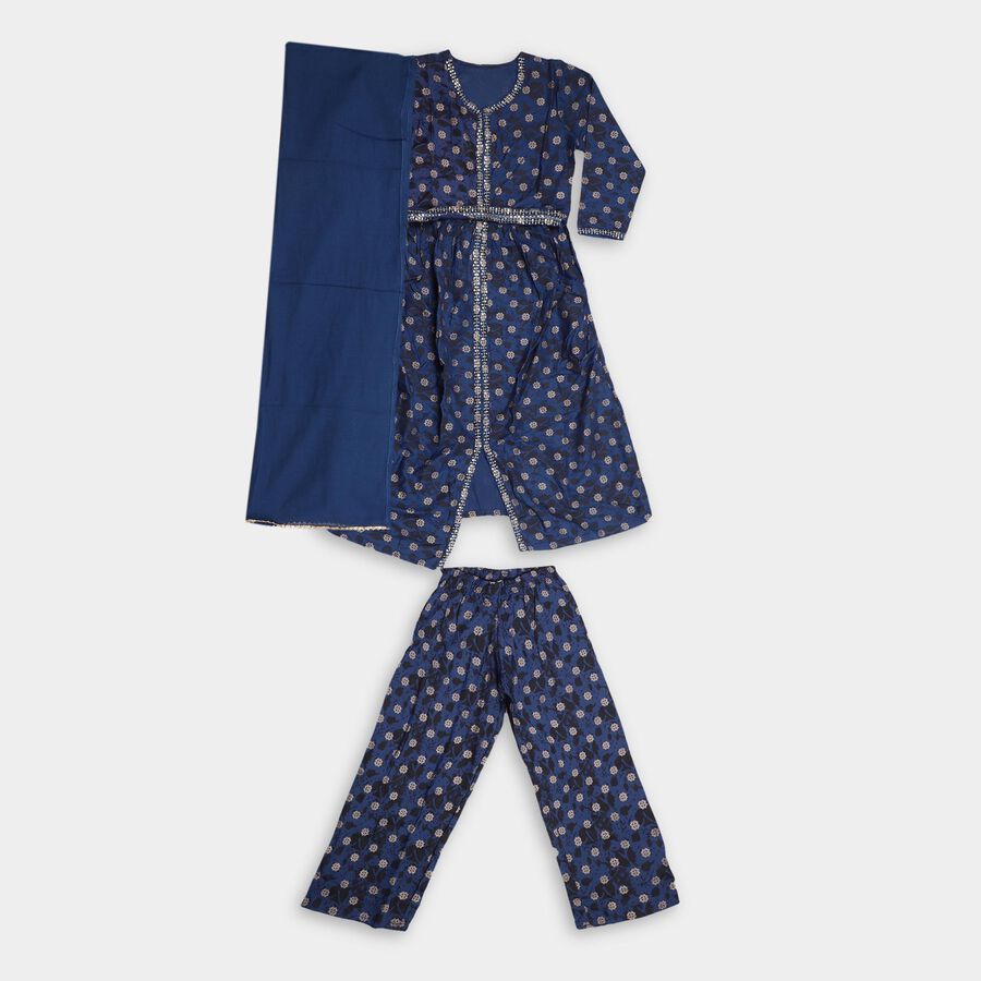 Girls' Fusion Set, Navy Blue, large image number null