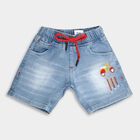 Boys Placement Print Bermuda, Light Blue, small image number null