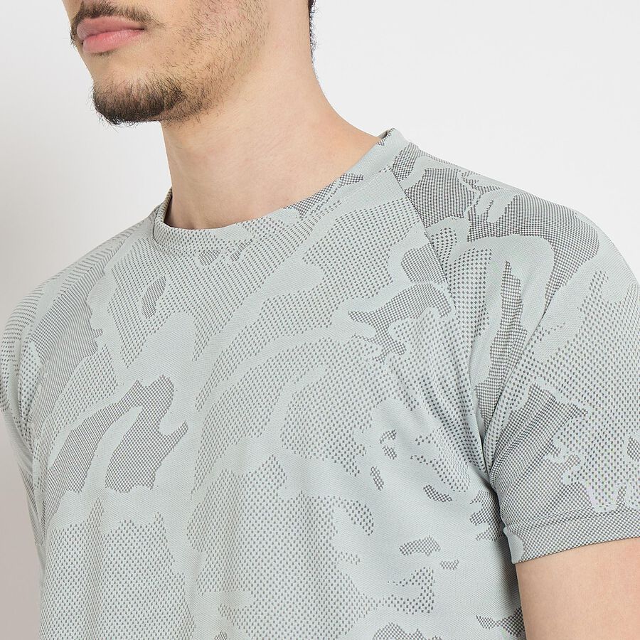 Men's Drifit T-Shirt , गहरा ग्रे, large