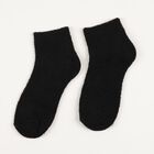 Women's Jet Black Regular Fit Ankle-Length Socks, काला, small image number null