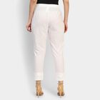 Ladies' 100% Cotton Palazzos , ऑफ व्हाइट, small image number null