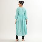 Ladies' 100% Cotton Kurta , Aqua, small image number null