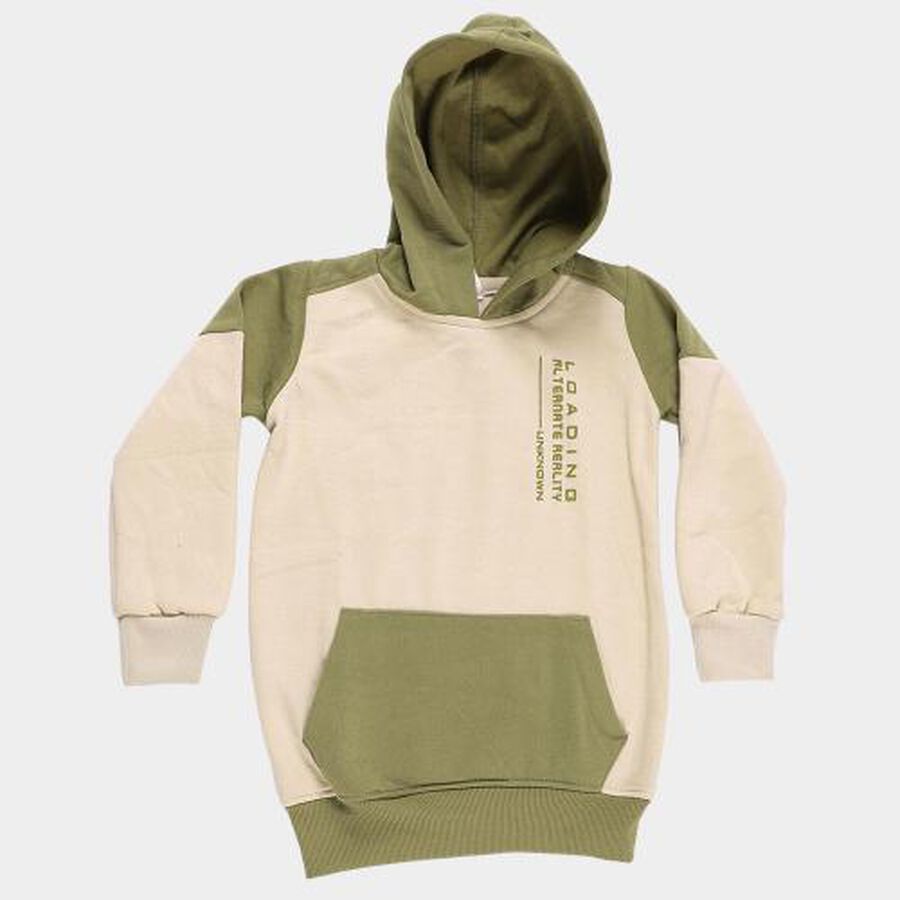 Boys' Sweatshirt, ओलिव, large image number null