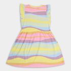 Girls' 100% Cotton Frock , गुलाबी, small image number null