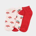 Ladies' Socks Pack of 3, Assorted, small