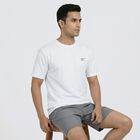 Men's Off-White Crew Neck Athleisure Drifit T-Shirt, Off White, small