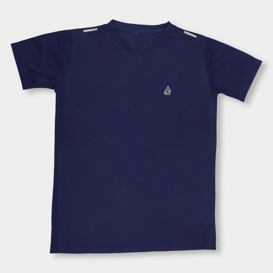 Boys' Half Sleeves T-Shirt, Royal Blue, large image number null