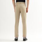 Men's Slim Fit Casual Trousers, Beige, small image number null