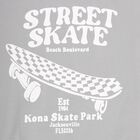 Boys Light Grey Crew Neck Graphic Sweatshirt, Light Grey, small