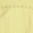 Girls Bright Yellow Round Neck Casual T-Shirt, Yellow, small image number null