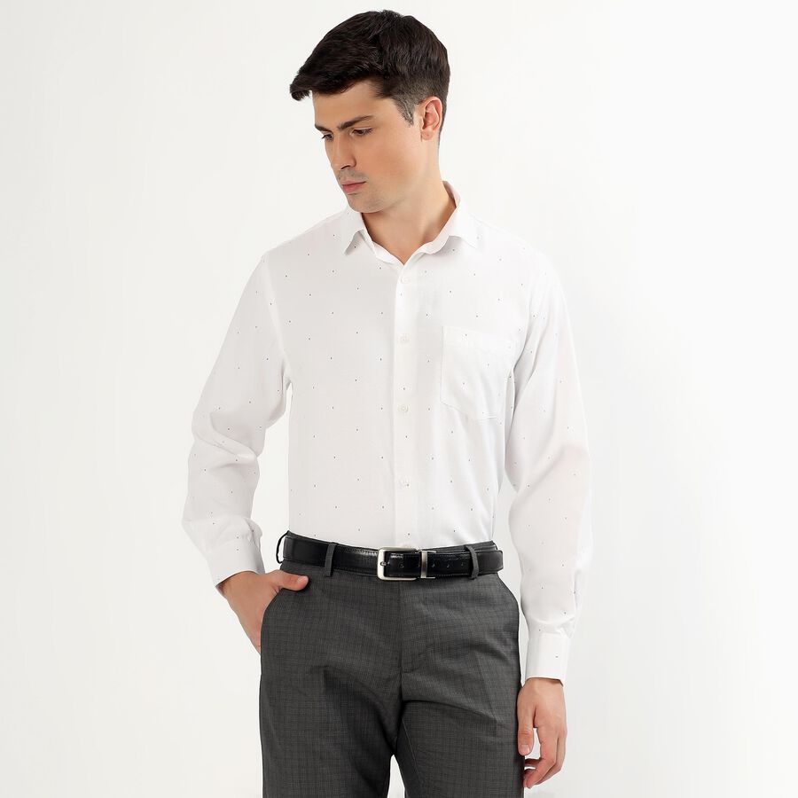 Men's Formal Shirt, White, large image number null