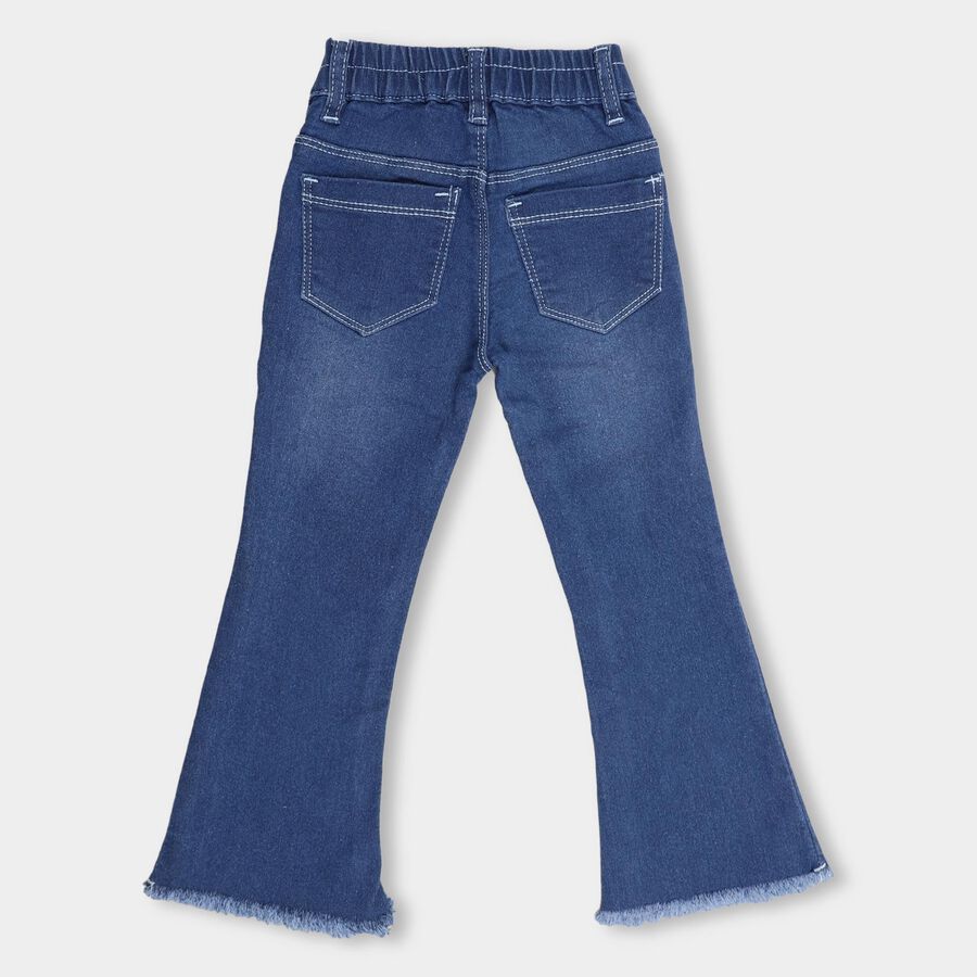 Girls' Jeans , मध्यम नीला, large image number null