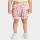 Girls Pink Regular Fit Printed Bloomer, हल्का गुलाबी, small
